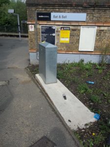 Base for new ticket machine